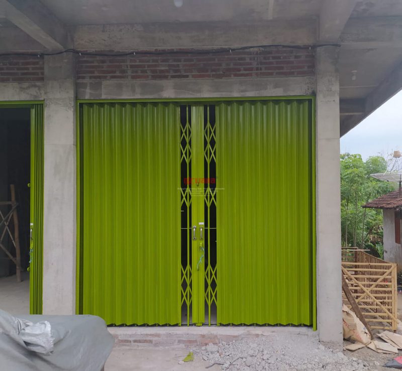 Pemasangan Pintu Folding Gate Premium Mm Di Margoyoso Pati Jawa