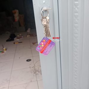 Proyek Pemasangan Pintu Folding Gate Stadart Ketebalan 0,8mm di Jl. Gedawang Banyumanik Kota Semarang Jawa Tengah