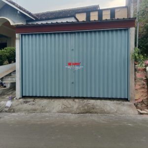 Proyek Pemasangan Pintu Folding Gate Stadart Ketebalan 0,8mm di Jl. Gedawang Banyumanik Kota Semarang Jawa Tengah