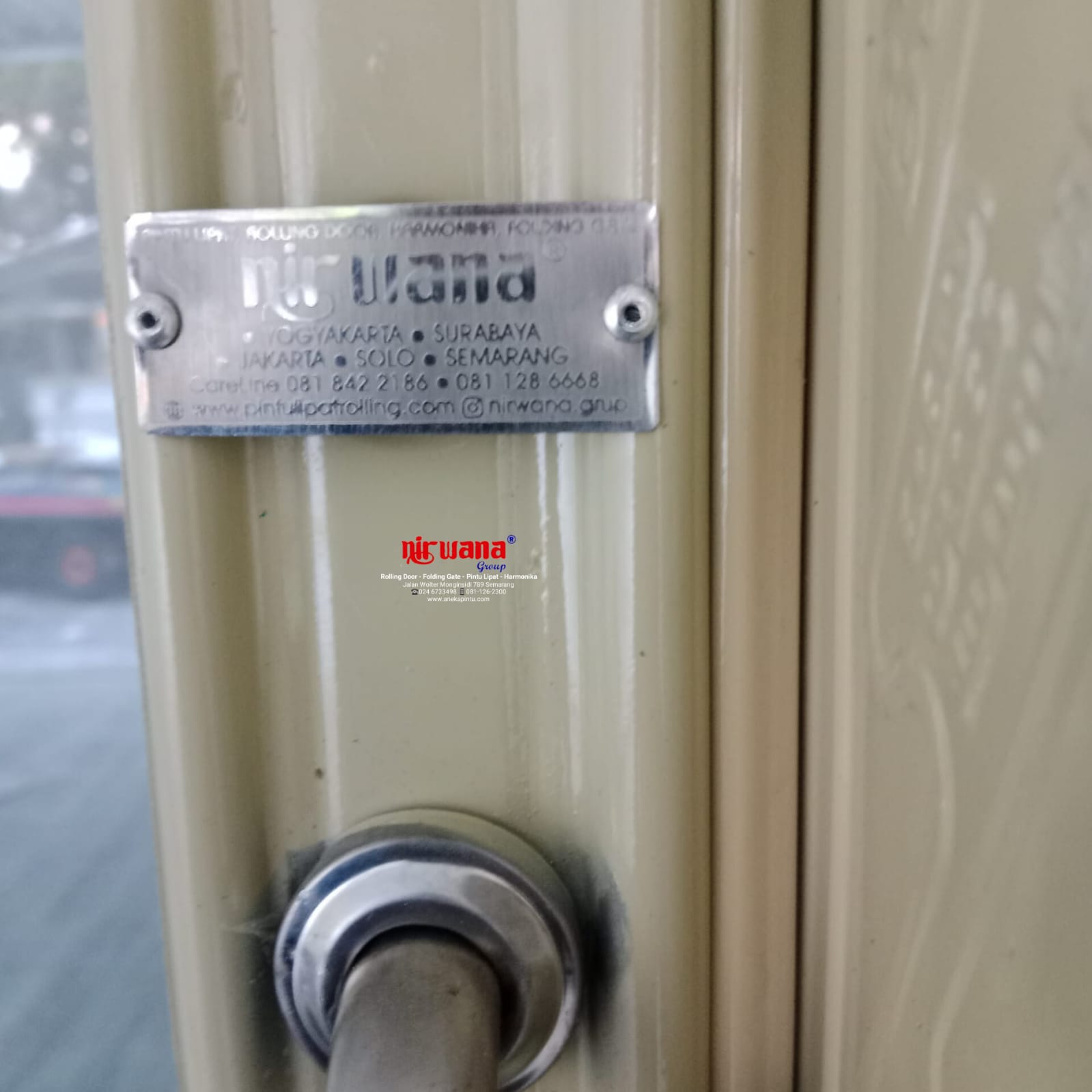 Nirwana Group telah menyelesaikan Pemasangan Folding Gate Premium Ketebalan 0,8mm di Tandang, kota Semarang