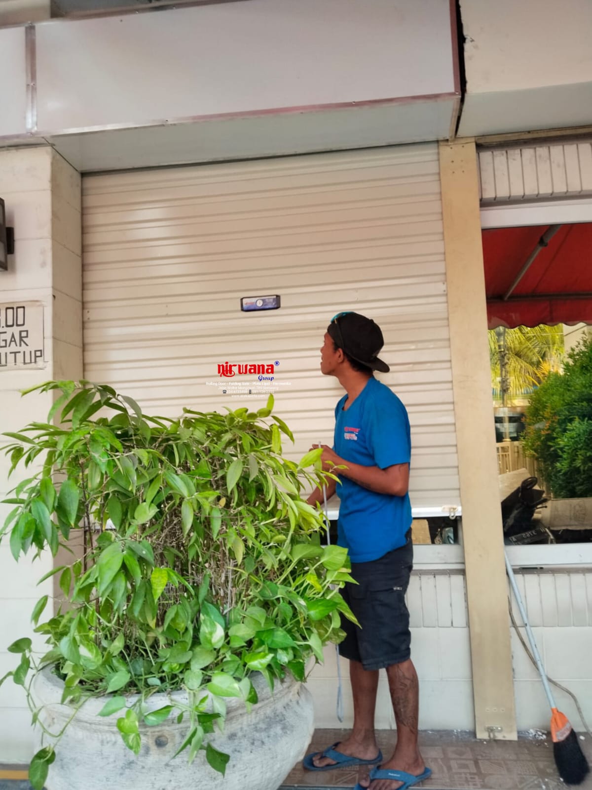 Nirwana Group telah menyelesaikan Pemasangan Pintu Rolling Door One Sheet Polos di Jl. Cendrawasih kota Semarang Jawa Tengah