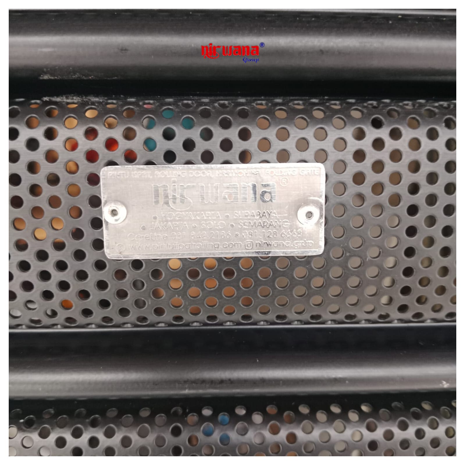 Proyek Pemasangan Pintu Rolling Door Electric Full Perforated Ketebalan 1,2mm di Tenant Bath and Body Works Dp Mall Semarang 