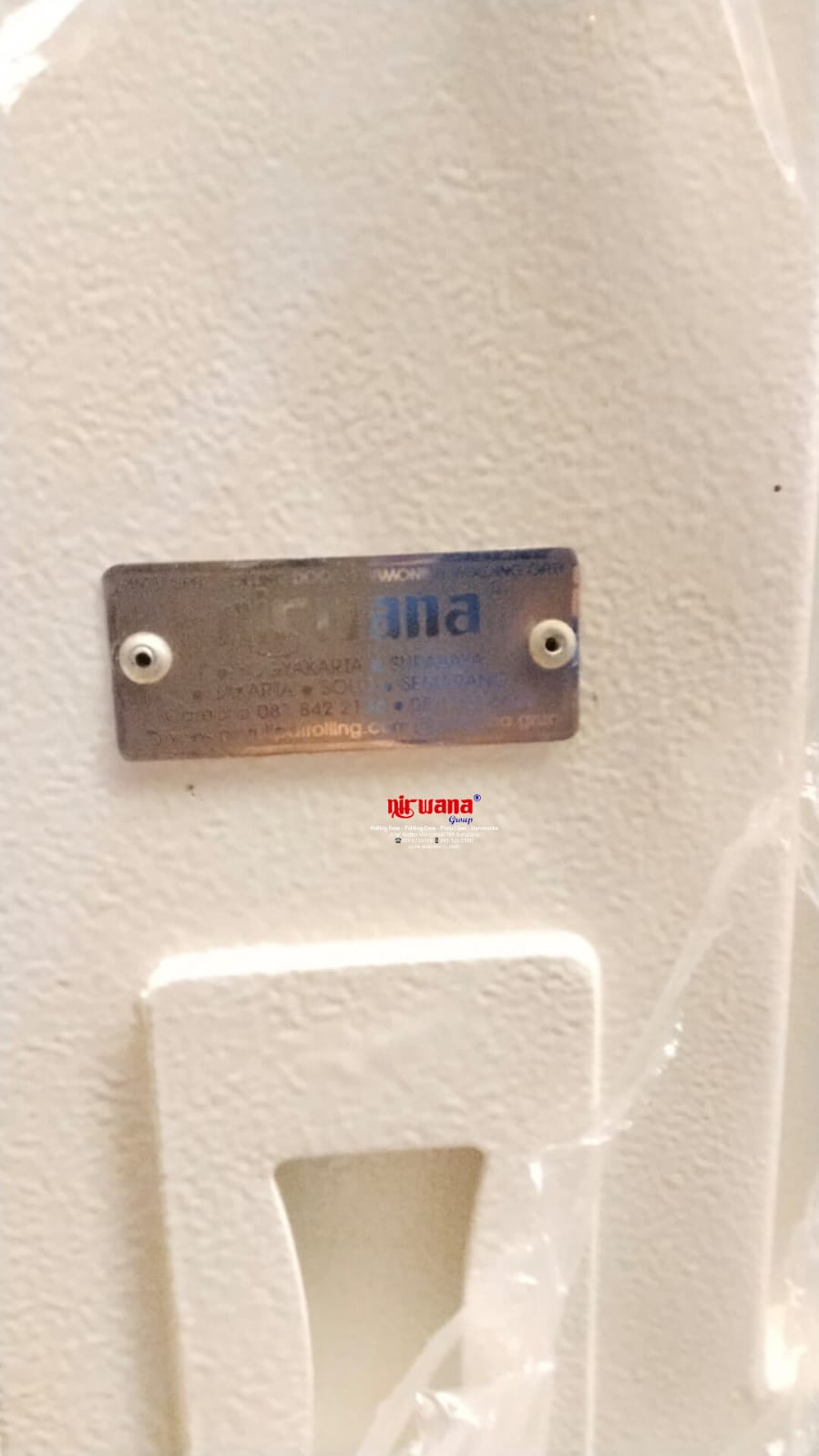 Pemasangan Pintu Lipat Premium ketebalan 2mm di Gebangarum, kota Demak Jawa Tengah