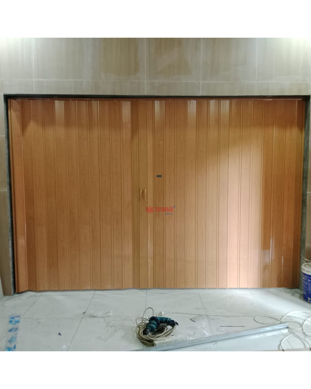 Nirwana Group telah menyelesaikan Pemasangan Folding Door PVC di Kendal, Semarang Jawa Tengah