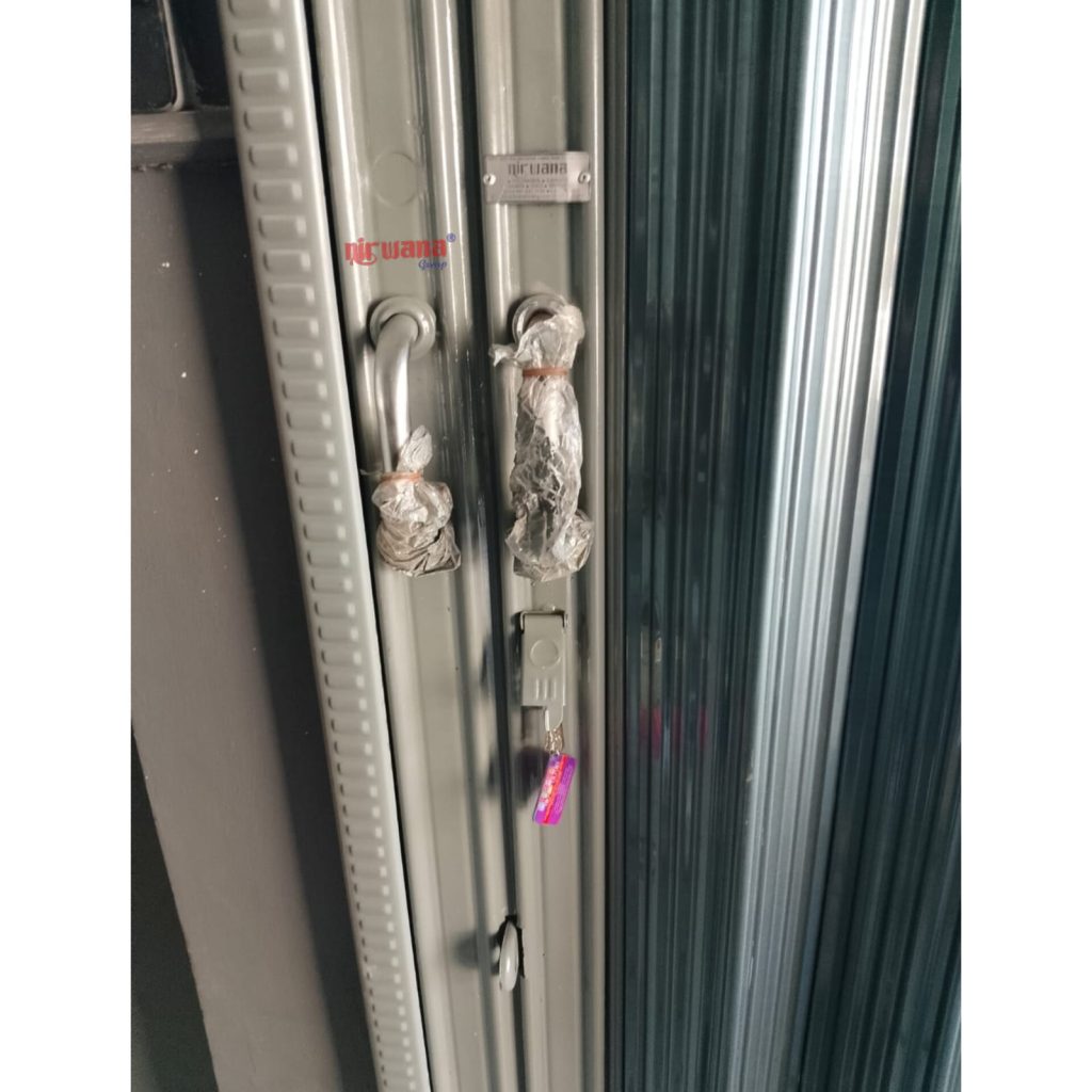 Folding Gate Premium Polos ketebalan 1,0mm di PT. Esta Indonesia, Jl. Terboyo, Genuk