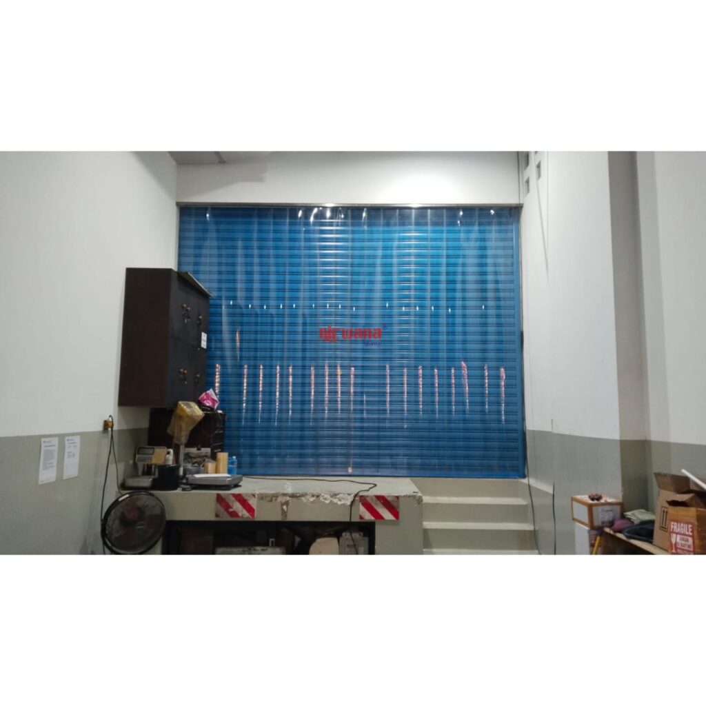 Pemasangan Pintu Rolling Door Electric Polos Ketebalan 0,8mm di PT. Cipta Aroma Kimia, Sompok Baru, Semarang, Jawa Tengah