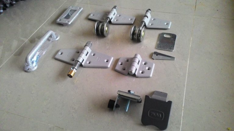 komponen rel pintu besi