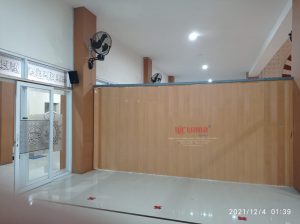 Pemasangan Folding Door Nirwana Untuk Masjid Nurul Barqi Semarang, Jawa Tengah.