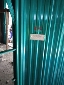 Pemasangan Folding Gate Premium 0,7mm Di Sekaran Gunung Pati Semarang