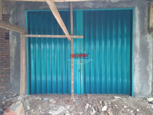 Pemasangan Folding Gate Premium 0,7mm Di Sekaran Gunung Pati Semarang