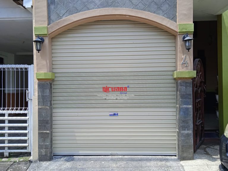 Pemasangan Rolling Door One Sheet 70cm Perforated Di Jl. K.H. Abdul Manan Tlogosari