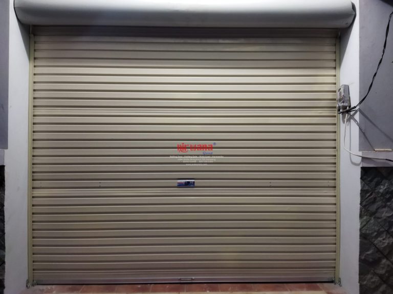 Pemasangan Rolling Door One Sheet Bluescope Polos di Jl Kelapa Gading Raya Plamongan Sari Pedurungan Semarang