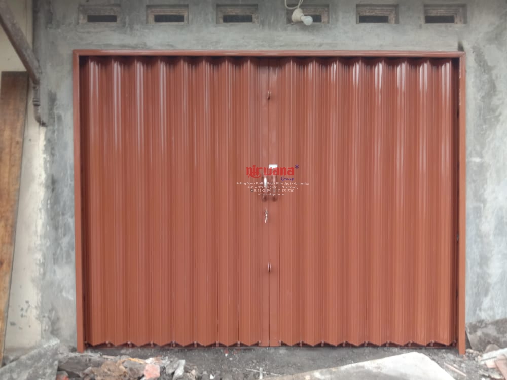 Pemasangan Folding Gate Standart 0,8mm di Ungaran Kabupaten Semarang
