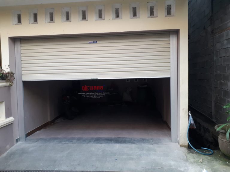 Pemasangan Rolling Door One Sheet 70cm Perforasi di Kalibanteng Semarang