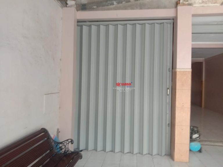 Pemasangan Pintu Harmonika Rasional B Ketebalan 1,0mm di Jl Gajah Raya Semarang