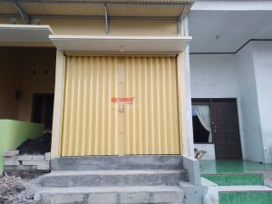 Pemasangan Folding Gate Standart 0,8mm di Pondok Raden Patah Sayung Demak