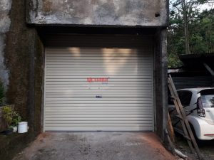 Pemasangan Rolling Door One Sheet Bluescope Polos di Ungaran Kabupaten Semarang