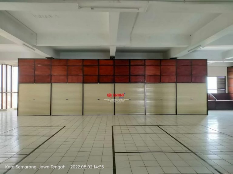 Proyek 300 Unit Rolling Door One Sheet Bluescope Polos di Pasar Djohar Semarang