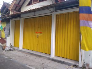 Pemasangan Folding Gate Standart 0,5mm di Jl Pancakarya Bugangan Semarang