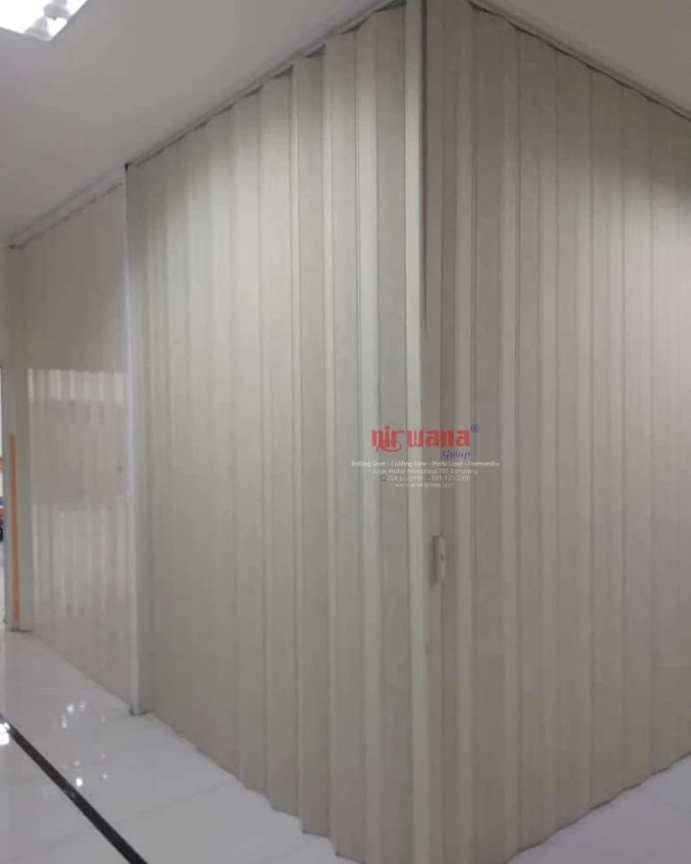 Pemasangan Folding Door PVC di RSI AT TIN HUSADA Purbalingga