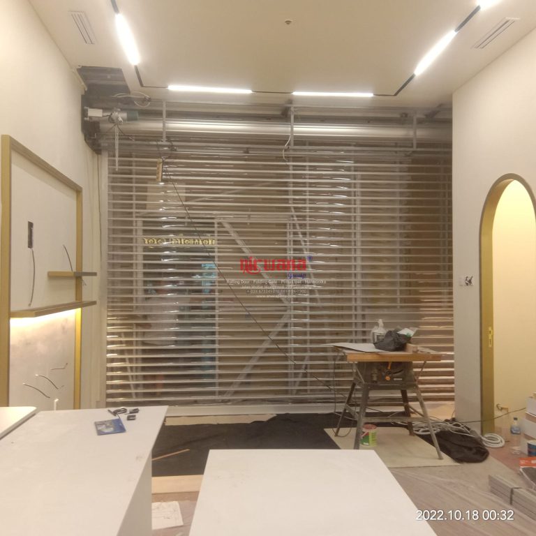 Pemasangan Rolling Door Transparant di Denpasar Bali