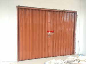 Pemasangan Folding Gate Standart 0,5mm di Jl Sompok Semarang