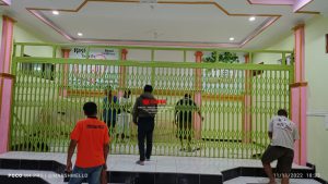 Pemasangan Pintu Harmonika Rasional A Tanpa Plat Daun di Yayasan Villa Pemulihan Pelita Bandungan