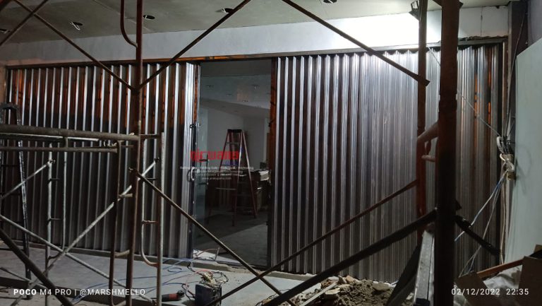 Pemasangan Folding Gate Standart 0,5mm di Boyolali