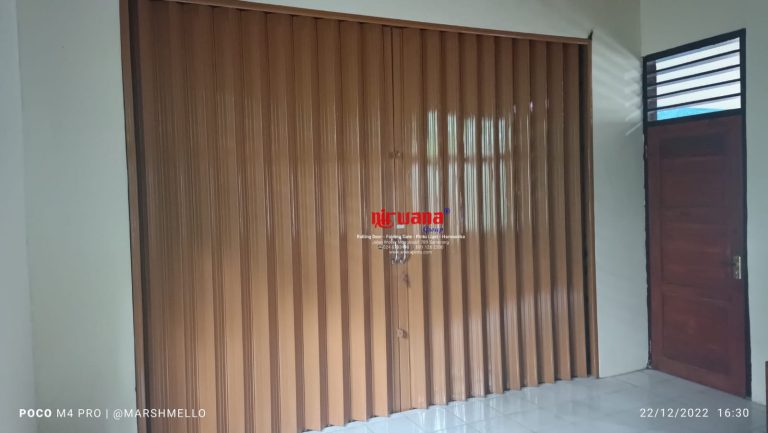 Pemasangan Folding Gate Standart 0,5mm di Kendal