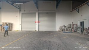 Rolling Door Elektric Polos Ketebalan 0,8mm di Kawasan Industri Tugu Semarang