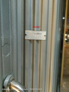 Pemasangan Folding Gate Premium 1mm di Toko Emas Tjandi Kudus