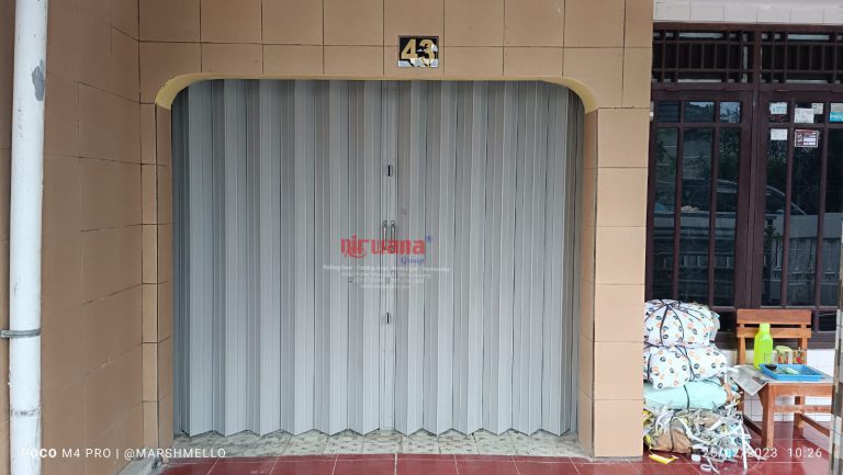 Pemasangan Pintu Harmonika Rasional D 0,6mm di Pedurungan Semarang