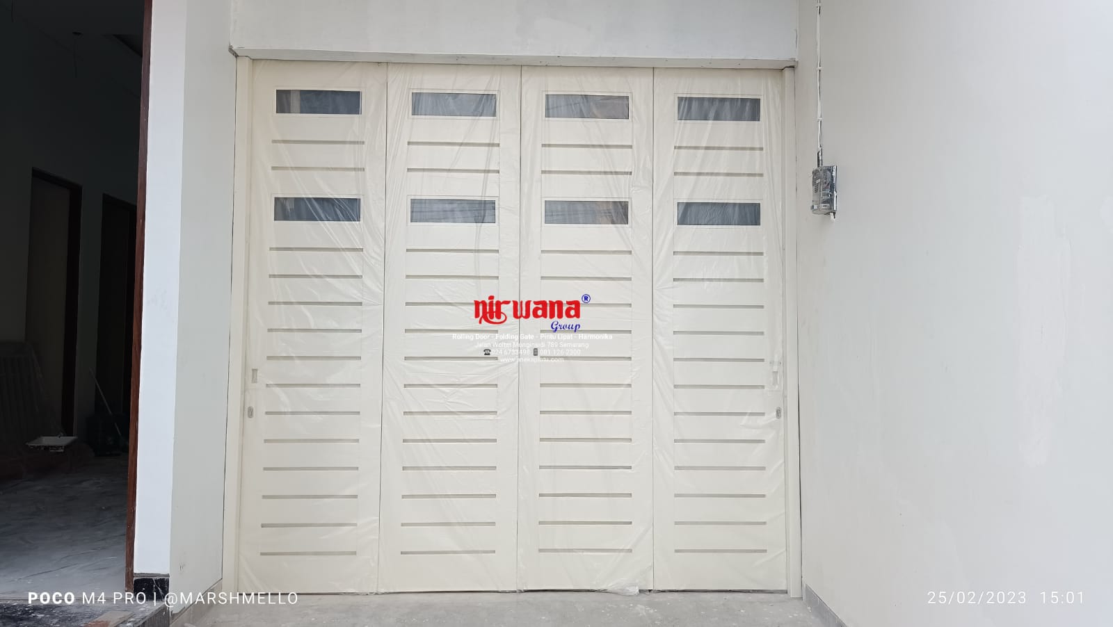 Pemasangan Pintu Sliding Premium di Jl Sapta Prasetya Pedurungan Semarang