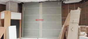 Pemasangan Rolling Door One Sheet Full Perforated Motorized di Tenant Urban Republic Uptown Mall Semarang