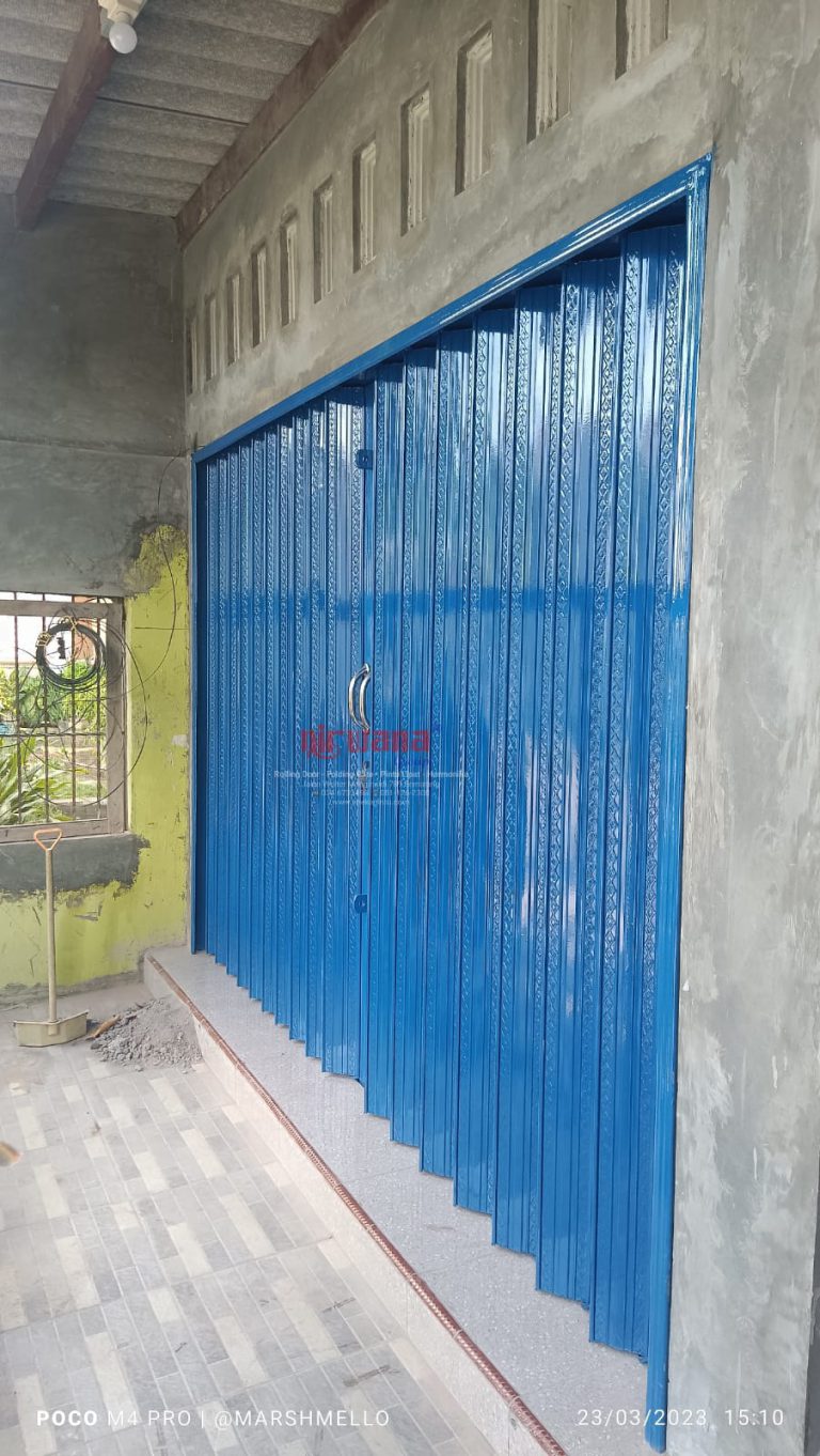 Pemasangan Folding Gate Standart 0,5mm di Pedurungan Semarang