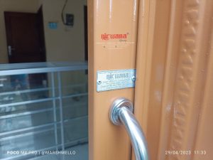 Pemasangan Folding Gate Standart 0,8mm di Sambiroto Semarang