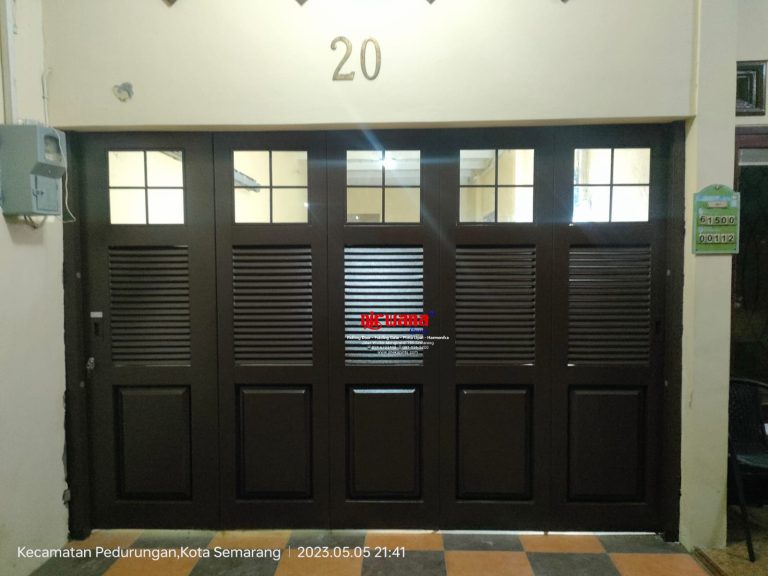 Pemasangan Pintu Sliding Premium Ketebalan 2mm di Jl Fatmawati Semarang