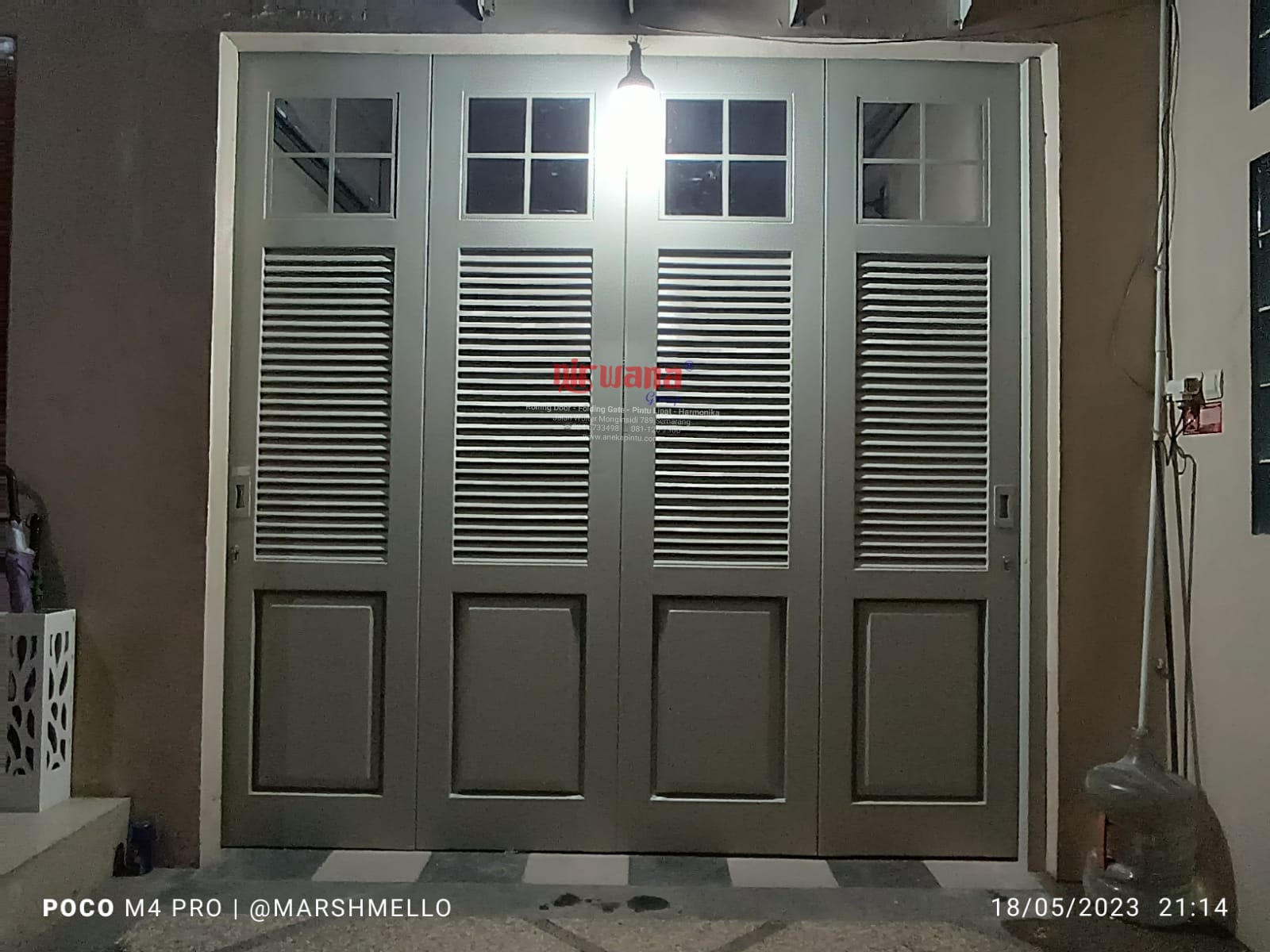 Pemasangan Pintu Sliding Premium 2mm di Kalibanteng Semarang