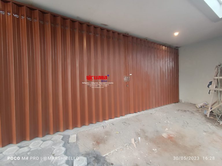 Pemasangan Pintu Harmonika Rasional A Ketebalan 1,2mm di Kudus