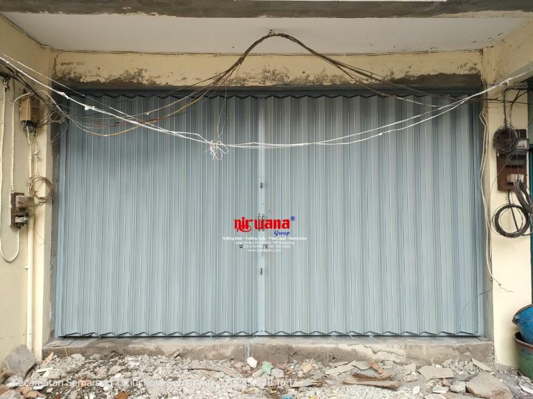 Pemasangan Pintu Harmonika Rasional C 0,8mm di Jl Pattimura Semarang