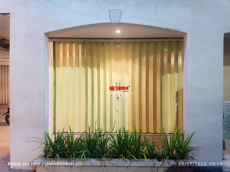 Pemasangan Folding Gate Standart 0,5mm di Jl Sriwijaya Semarang