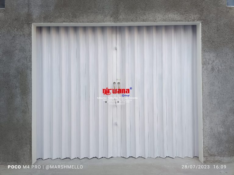 Pemasangan Folding Gate Standart 0,5mm di Kaligawe Semarang