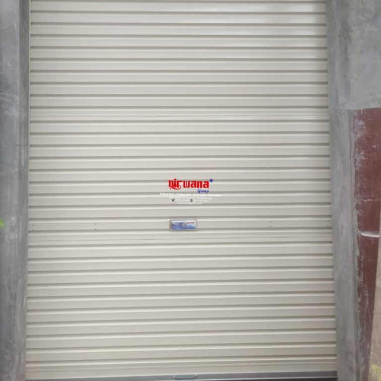 Pemasangan Pintu Rolling Door One Sheet Polos di Bangetayu Kulon,Genuk Semarang