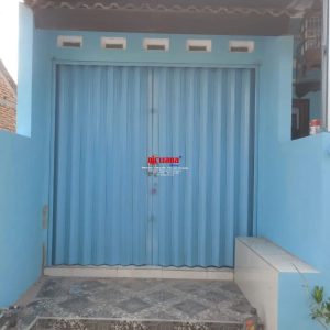 Pemasangan Pintu Folding Gate Standart dengan ketebalan 0,5mm di Pedurungan Lor, Semarang