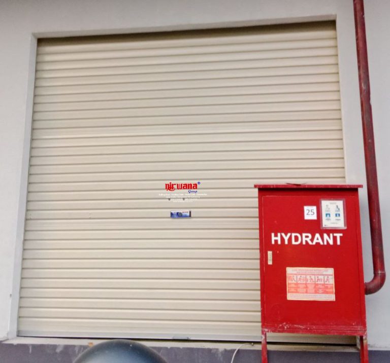 Pemasangan Rolling Door One Sheet Full Perforated Di PT Gama Mulya Sakti KIW Semarang