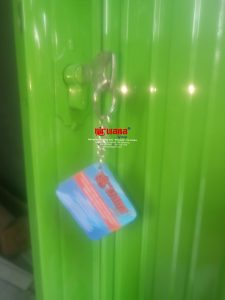 Pemasangan Pintu Folding Gate Standart Ketebalan 0,5mm Polos di Meteseh, Semarang.