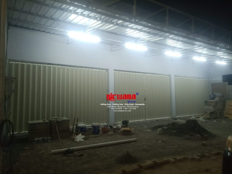 Pemasangan Pintu Harmonika Rasional B dengan Ketebalan 1,0mm di Kayen, Pati, Jawa Tengah