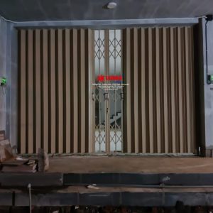 Pemasangan Pintu Harmonika Rasional A dengan Ketebalan 1,2mm di Jepara, Jawa Tengah
