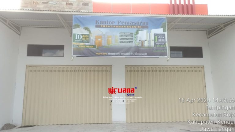 Pemasangan Pintu Harmonika Rasional C dengan Ketebalan 0,8mm di Boja, Jawa Tengah