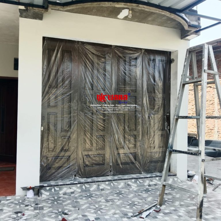 Pemasangan Pintu Sliding Premium ketebalan 2mm di Bangetayu Semarang Jawa Tengah